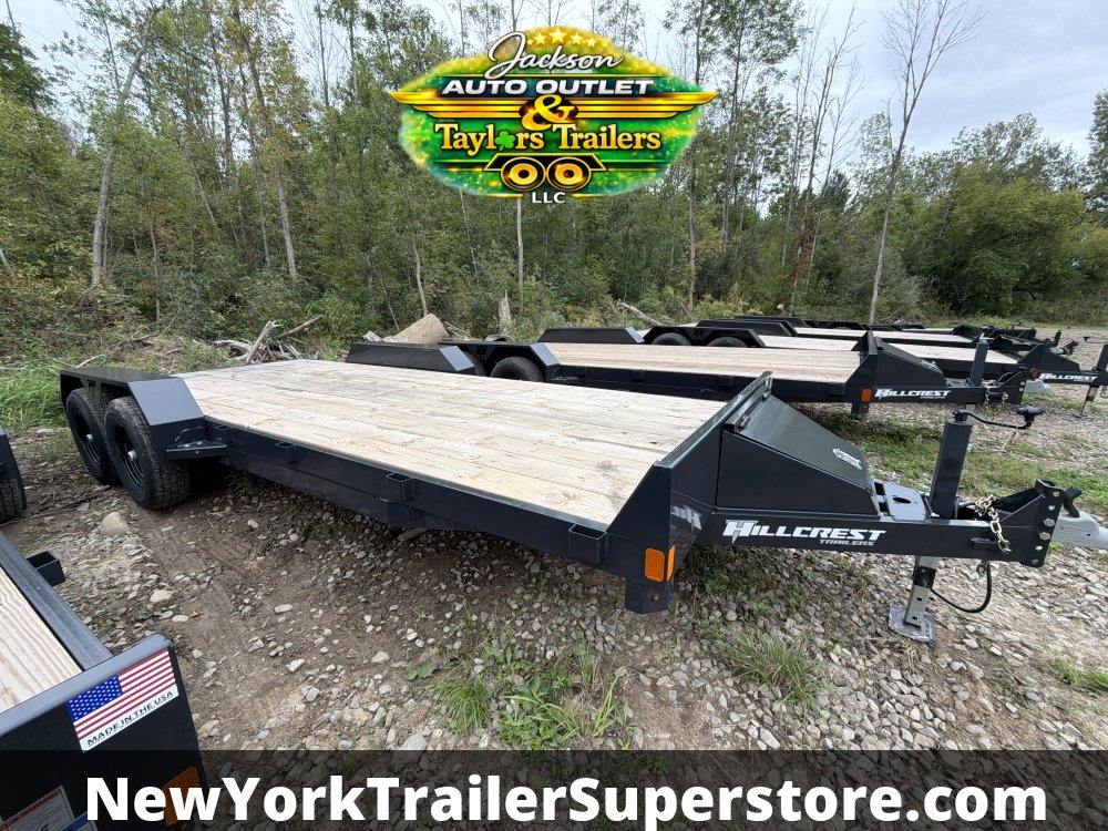 2026 Hillcrest 82x18' Flatbed Car Hauler 9,995 GVWR