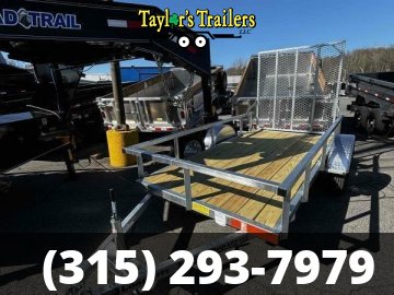 2026 Load Rite 79"x14 3K GVW Galvanized Utility Trailer