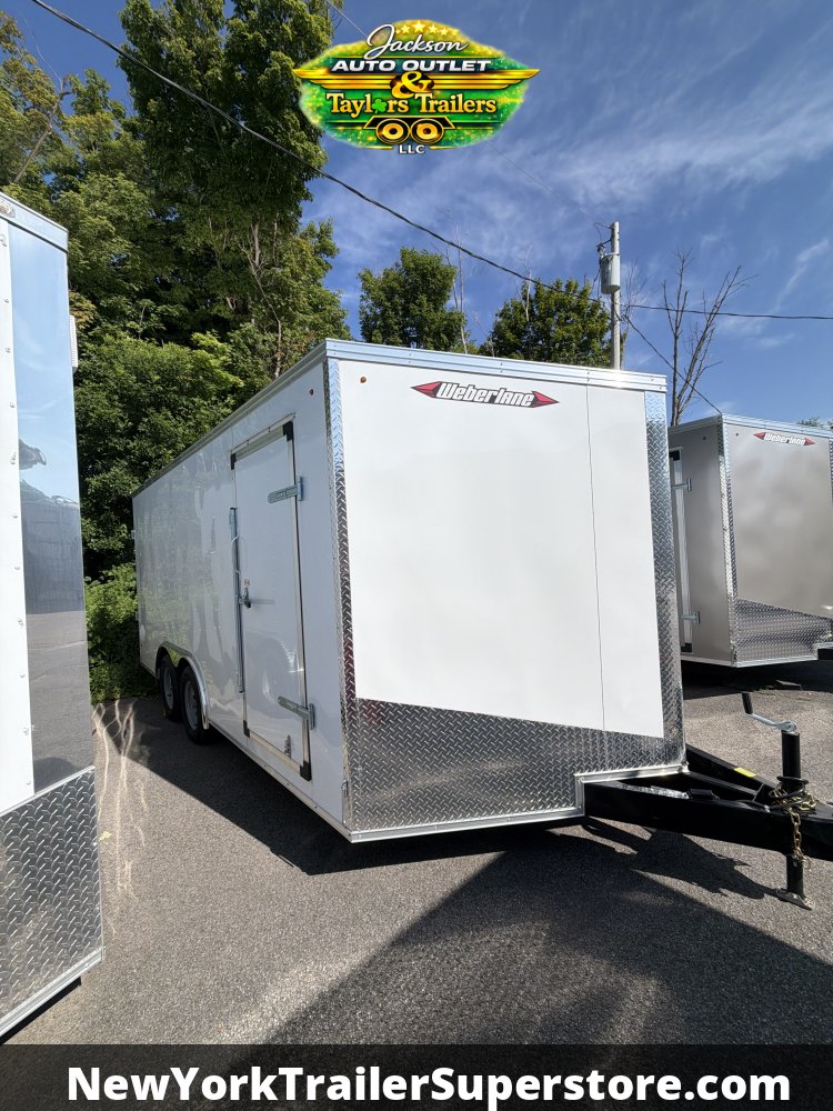 2026 Weberlane 8.5x16 Enclosed Cargo Trailer 7K GVW