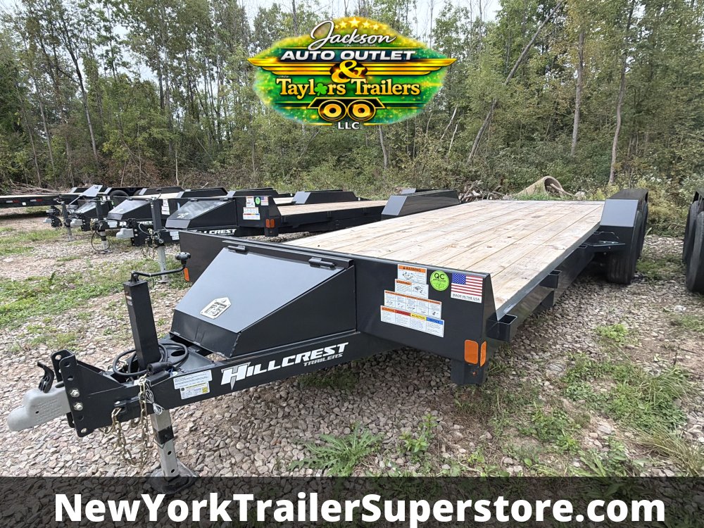 2026 Hillcrest 82x18' Flatbed Car Hauler 9,995 GVWR