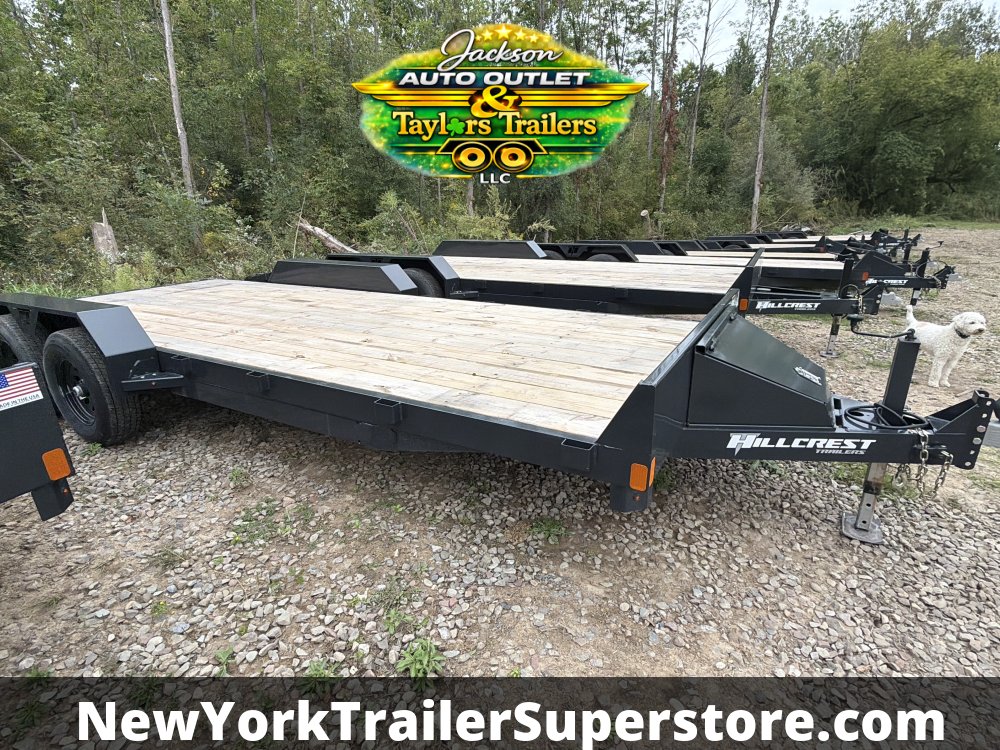 2026 Hillcrest 82x18' Flatbed Car Hauler 9,995 GVWR