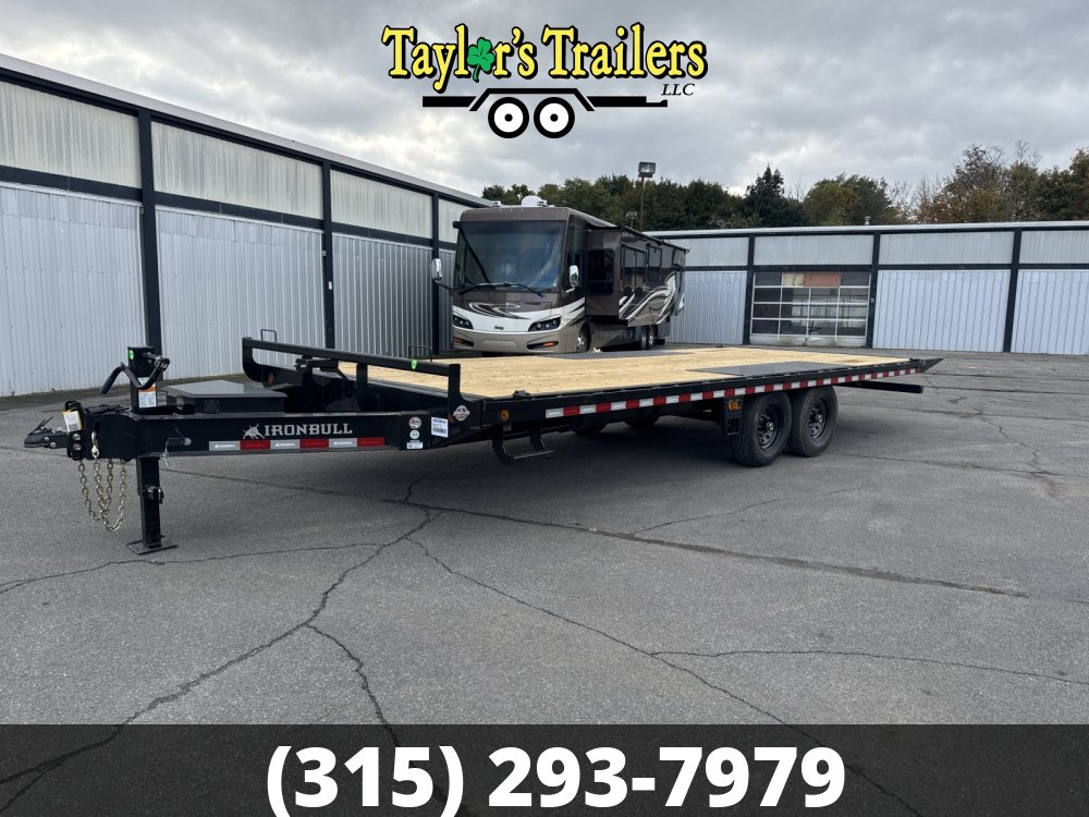 2026 Iron Bull 102X24 14K GVW Tilt Deck Over Equipment Trailer