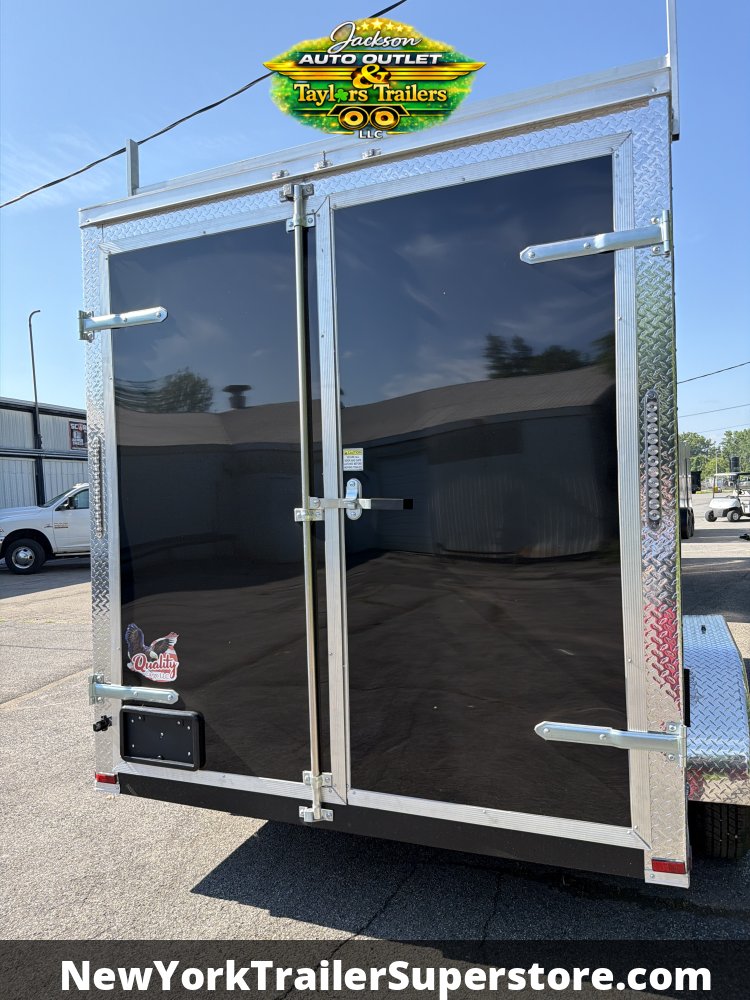 2026 Quality Cargo Trailer 7X12TA w/ 7' Ceiling, Ladder Racks, Walkable Roof