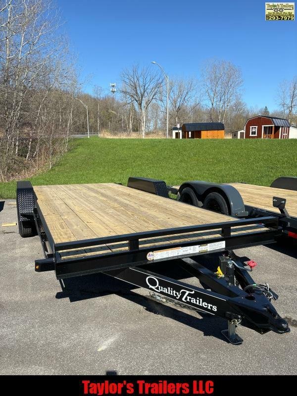 2024 Quality Trailers 82x20 Flatbed Car Hauler 9,990 GVWR