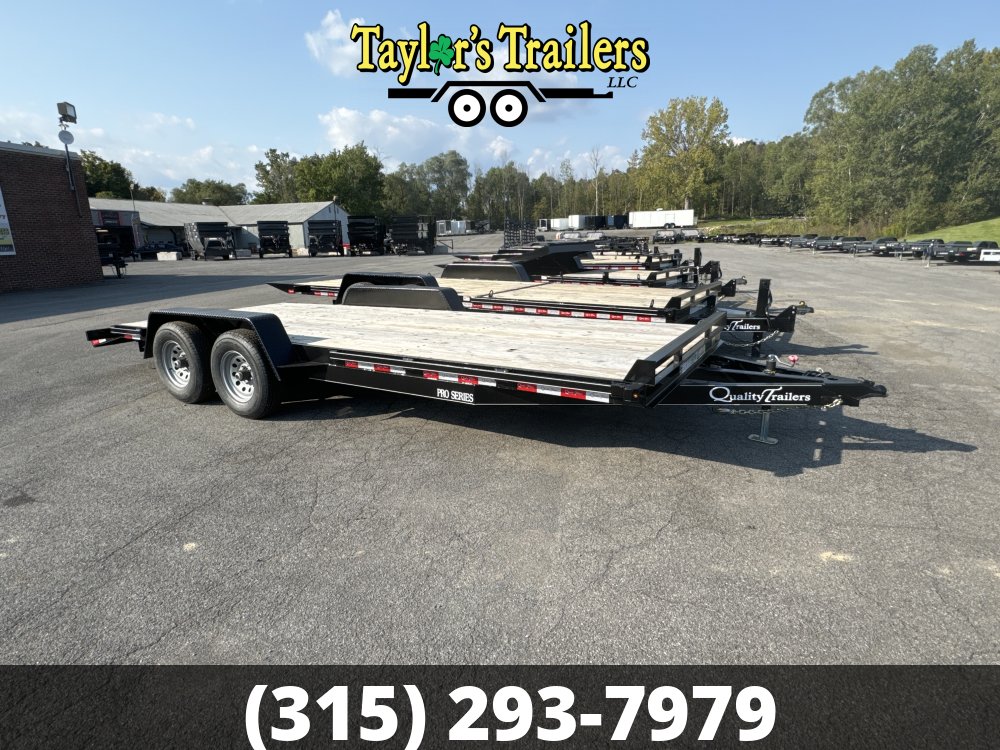 2024 Quality Trailers 82x20 Flatbed Car Hauler 9,990 GVWR