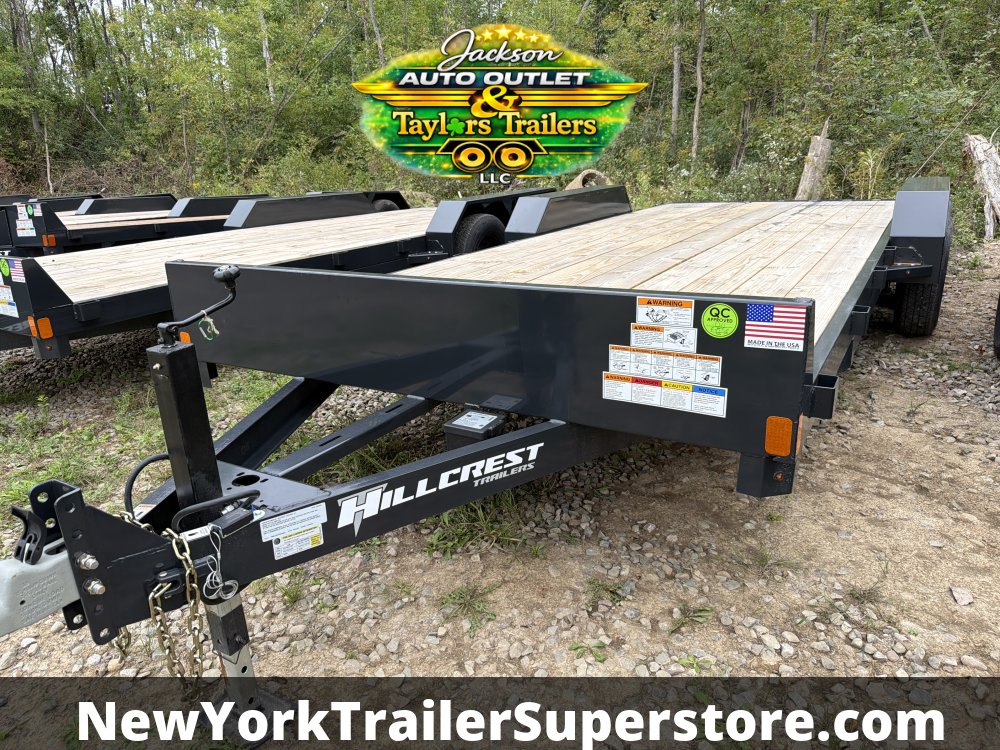 2026 Hillcrest 82x18' Flatbed Car Hauler 9,995 GVWR