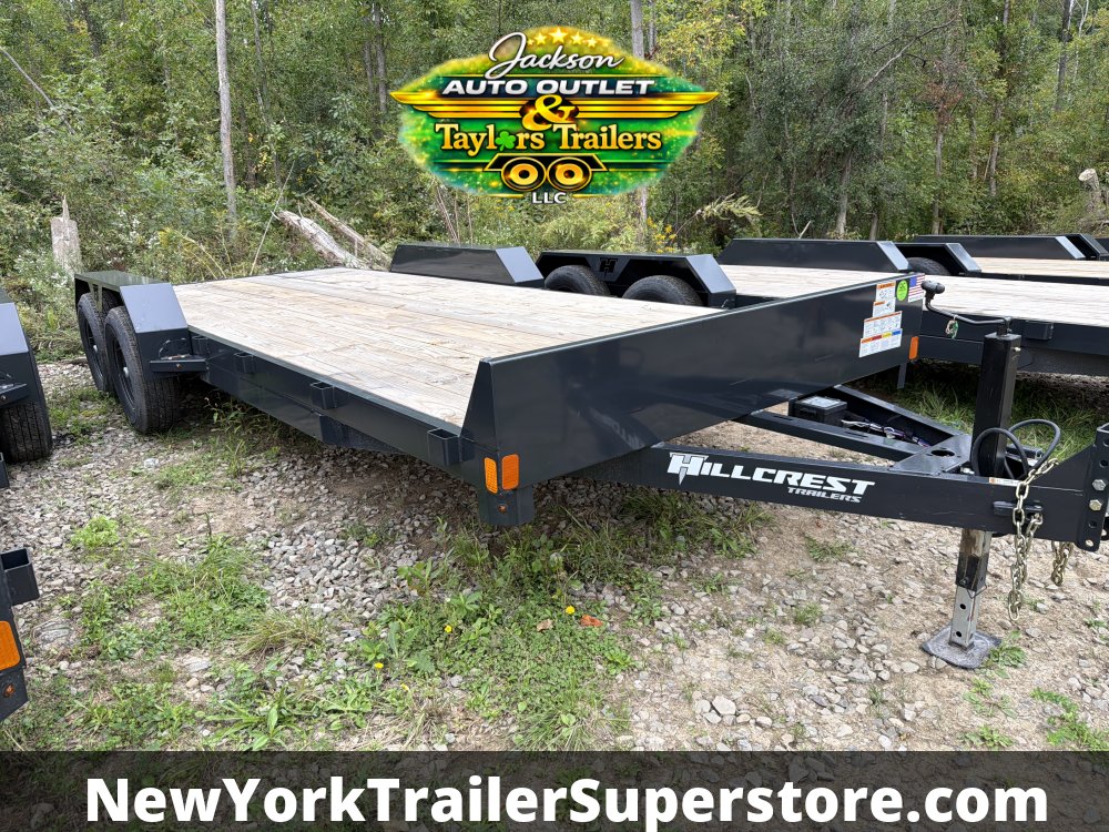2026 Hillcrest 82x18' Flatbed Car Hauler 9,995 GVWR