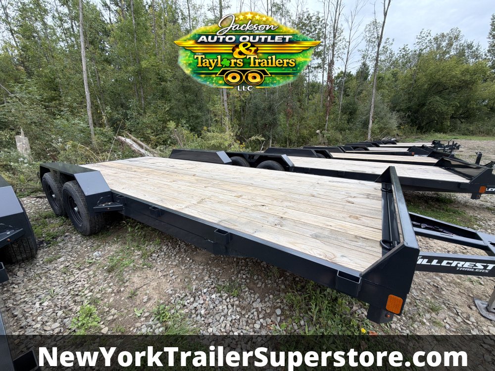 2026 Hillcrest 82x18' Flatbed Car Hauler 9,995 GVWR