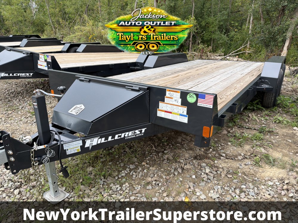 2026 Hillcrest 82x16' Flatbed Car Hauler 9,995 GVWR