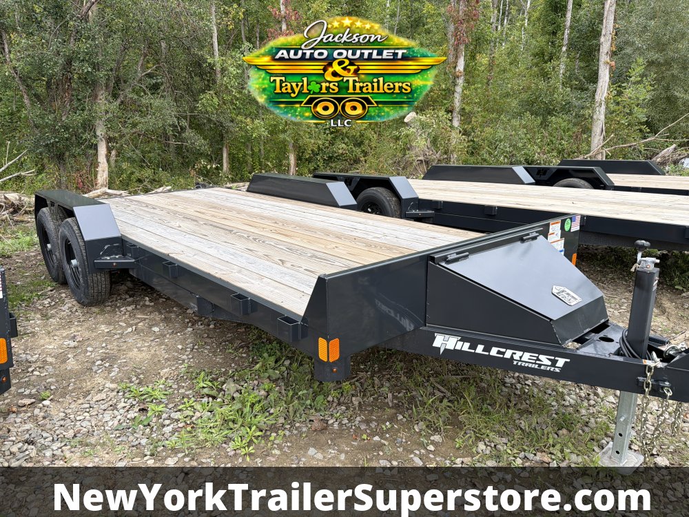 2026 Hillcrest 82x16' Flatbed Car Hauler 9,995 GVWR