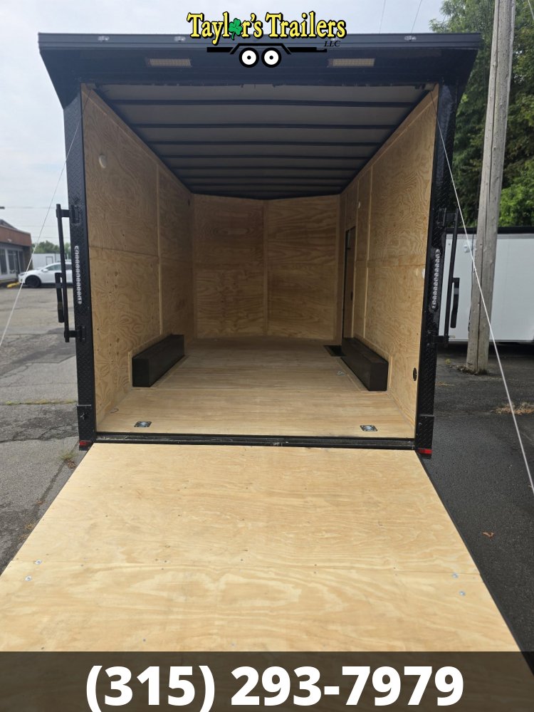 2026 Quality Cargo 102x16 Enclosed Cargo 7k GVWR w/8' Ceiling, Blackout Package, Polycore Skins