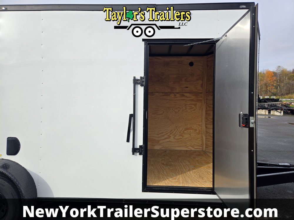 Used 2024 Quality Cargo 84x18 HYBRID Trailer 7k GVW