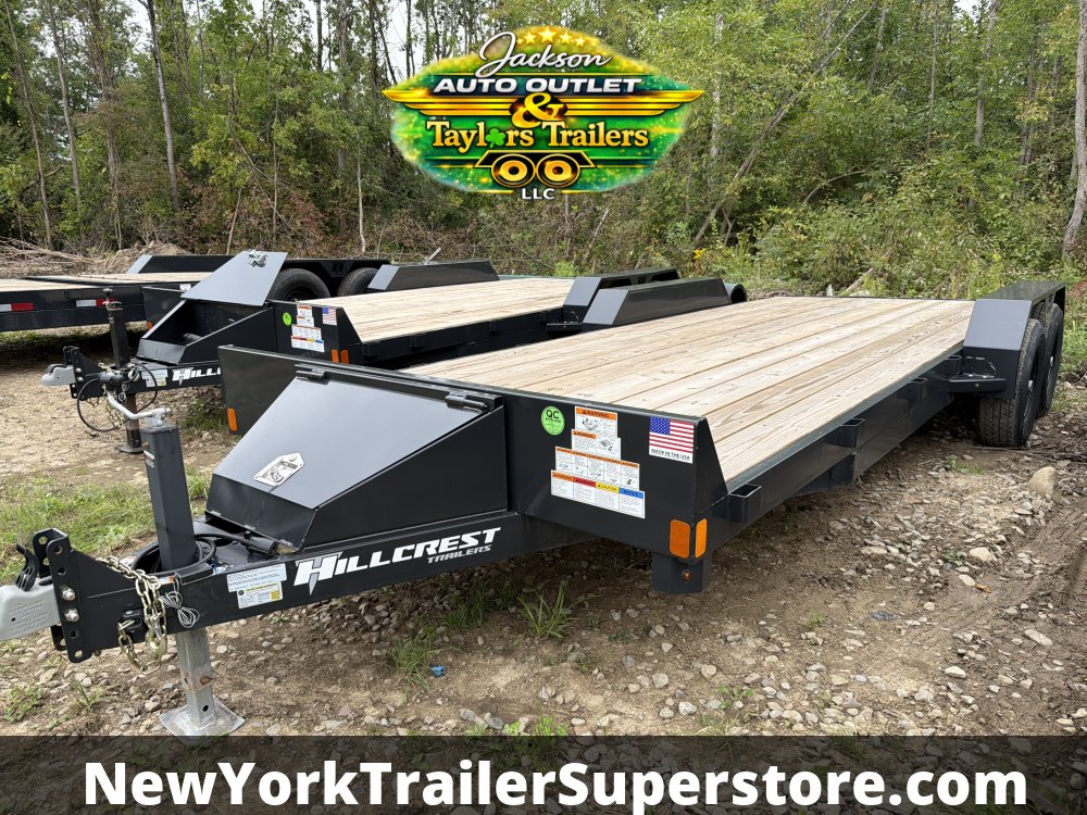 2026 Hillcrest 82x18' Flatbed Car Hauler 9,995 GVWR