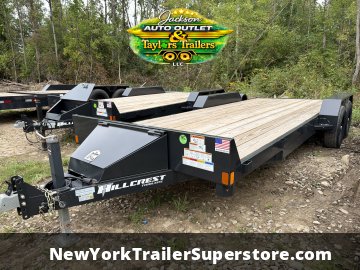 2026 Hillcrest 82x18' Flatbed Car Hauler 9,995 GVWR