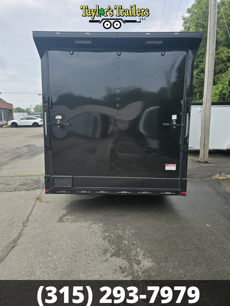2026 Quality Cargo 102x16 Enclosed Cargo 7,000k GVWR w/8' Ceiling, Blackout Package, Polycore Skins