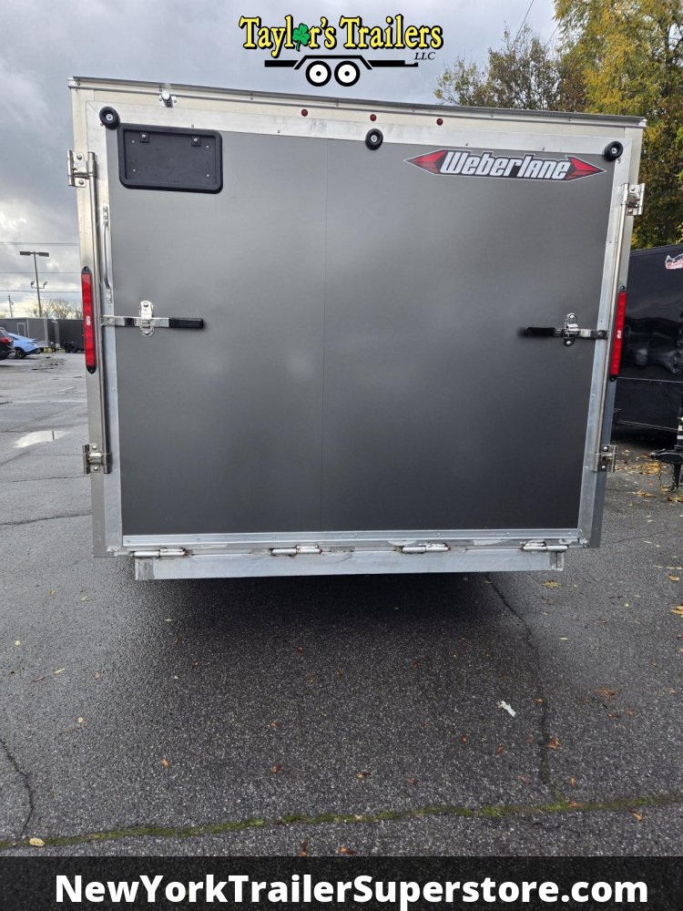 2026 Weberlane 7X16 Enclosed Snowmobile Trailer 3K GVW