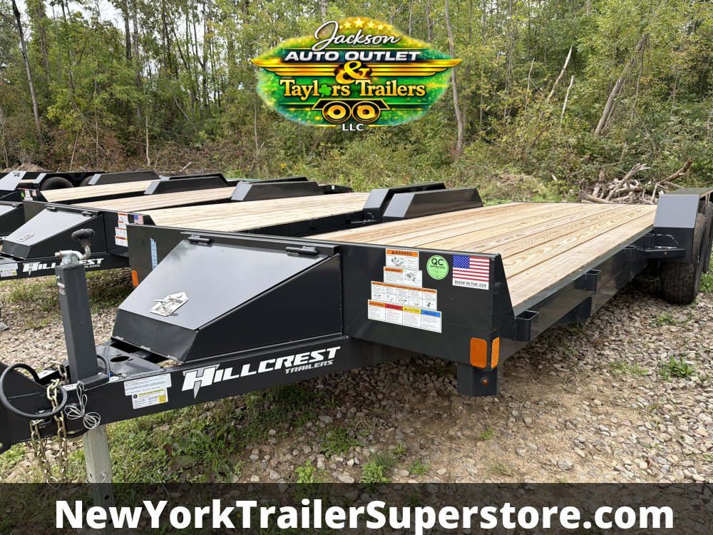 2026 Hillcrest 82x18' Flatbed Car Hauler 9,995 GVWR