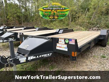 2026 Hillcrest 82x18' Flatbed Car Hauler 9,995 GVWR
