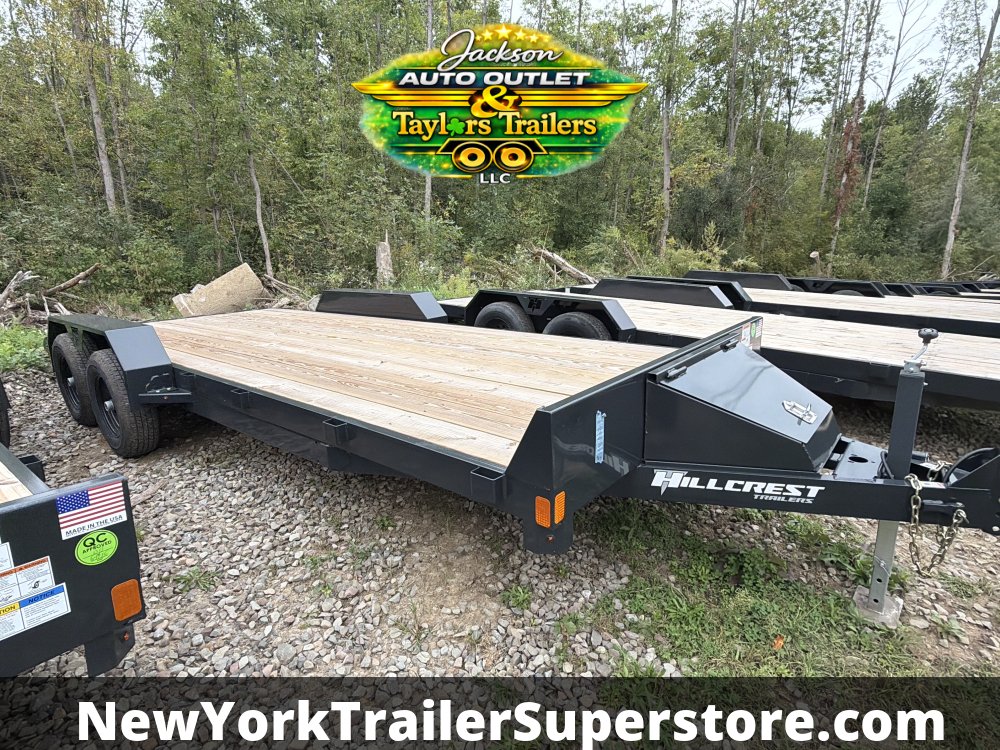 2026 Hillcrest 82x18' Flatbed Car Hauler 9,995 GVWR