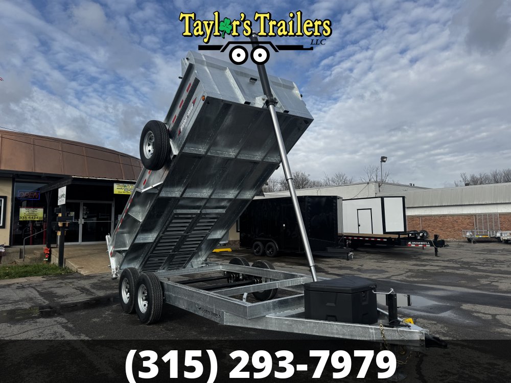 2025 Weberlane 82x16 Galvanized Dump Trailer 15.6K GVW