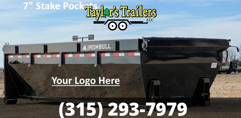 Iron Bull 16ft - 16yd Roll Off Bin