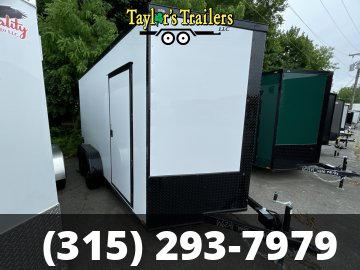 2025 Quality Cargo 7x14TA 7k GVW w/ 7' Ceiling, PolyCore Skins, and Blackout Package