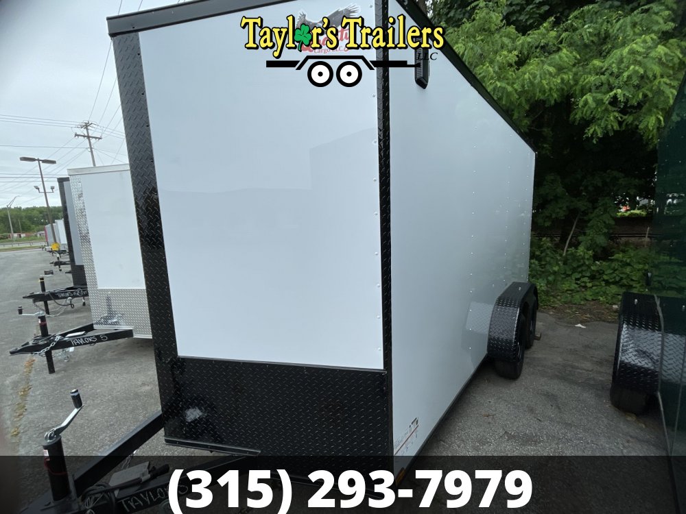 2025 Quality Cargo 7x14TA 7k GVW w/ 7' Ceiling, PolyCore Skins, and Blackout Package