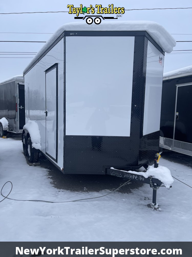 2025 Quality Cargo 7x14TA 7k GVW w/ 7' Ceiling, PolyCore Skins, and Blackout Package