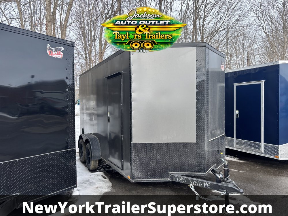 2026 Quality Cargo 7x14TA 7k GVW w/ 7' Ceiling, PolyCore Sides, Blackout Package