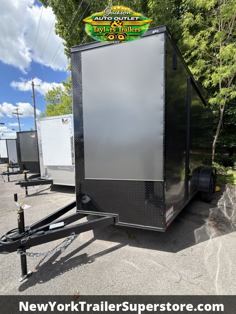 2026 Quality Cargo 7x16 w/ 7'5 Ceiling, Rear Wing, Escape Door, Blackout Package