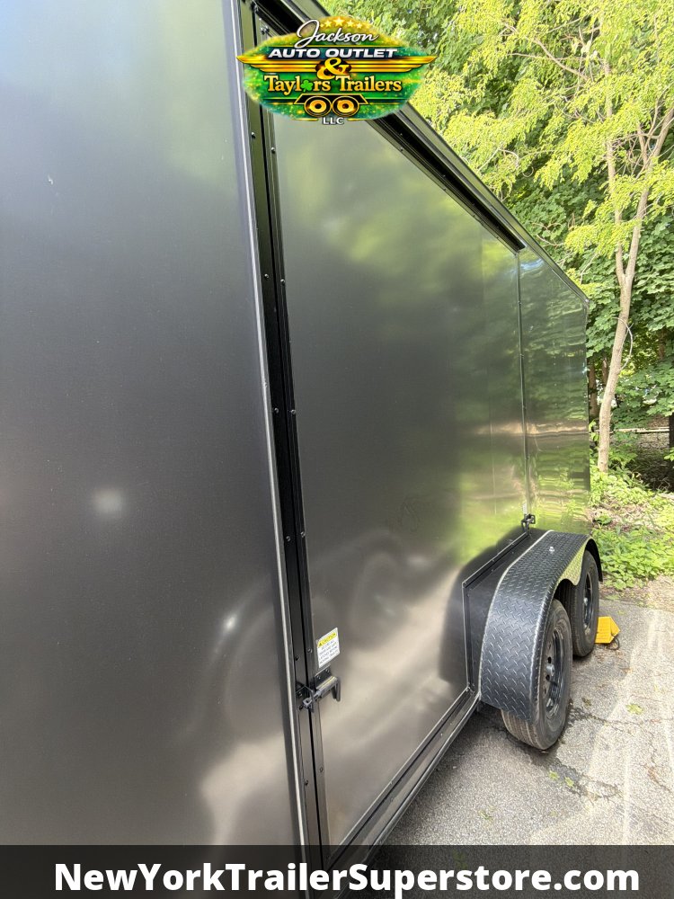 2026 Quality Cargo 7x16 w/ 7'5 Ceiling, Rear Wing, Escape Door, Blackout Package