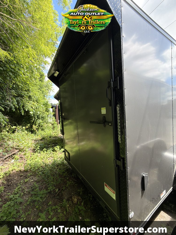 2026 Quality Cargo 7x16 w/ 7'5 Ceiling, Rear Wing, Escape Door, Blackout Package