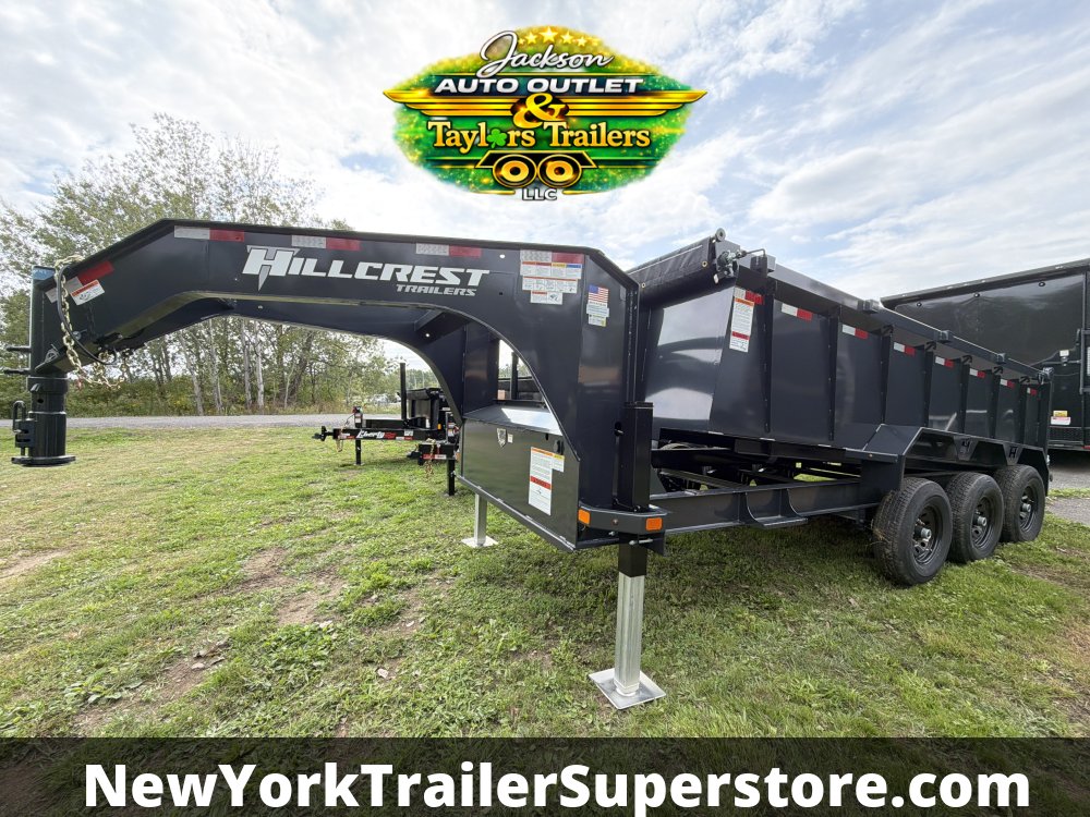 2026 Hillcrest 82x16' Dump 21,000 GVWR