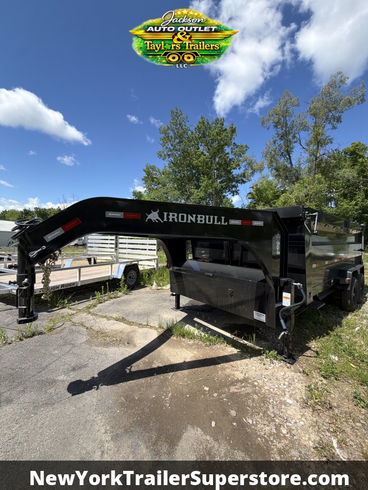 2026 Iron Bull 83x16 DTG Gooseneck Dump 15k GVW w/ 48" Sides & Tarp Kit