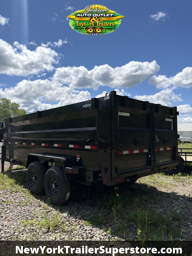 2026 Iron Bull 83x16 DTG Gooseneck Dump 15k GVW w/ 48" Sides & Tarp Kit