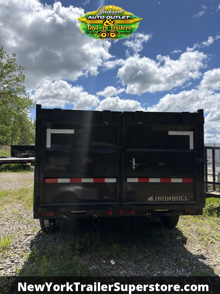 2026 Iron Bull 83x16 DTG Gooseneck Dump 15k GVW w/ 48" Sides & Tarp Kit