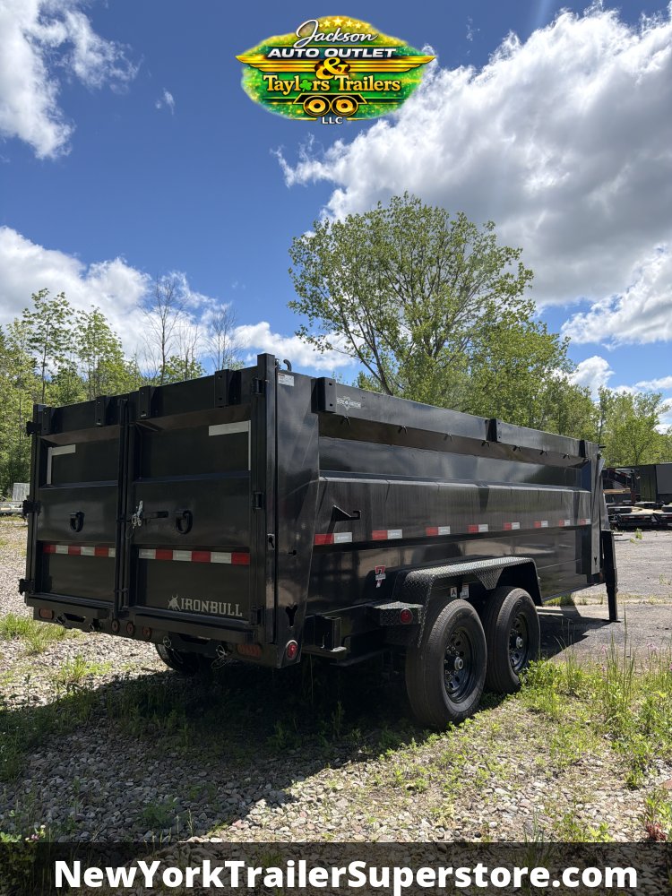 2026 Iron Bull 83x16 DTG Gooseneck Dump 15k GVW w/ 48" Sides & Tarp Kit