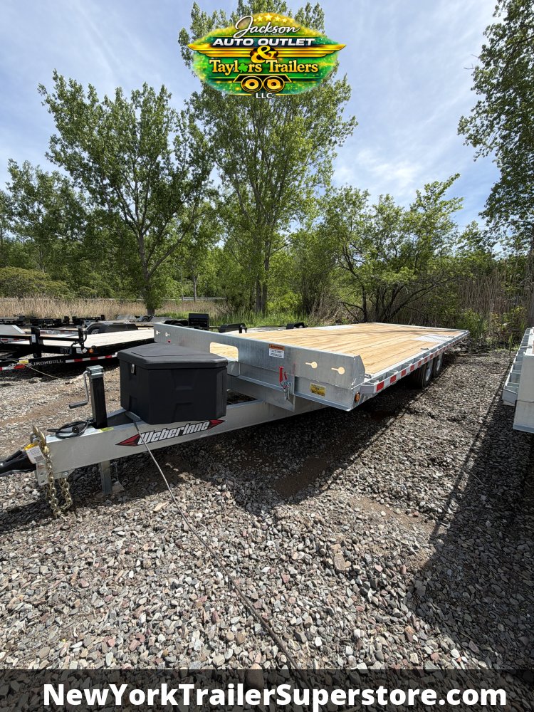 2026 Weberlane 8.5'x24' Power Tilt and Load Galvanized Trailer 17k GVW