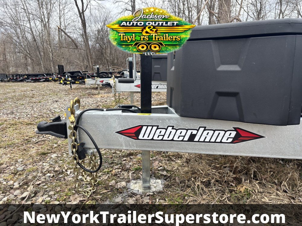 2026 Weberlane 8.5'x24' Power Tilt and Load Galvanized Trailer 17k GVW