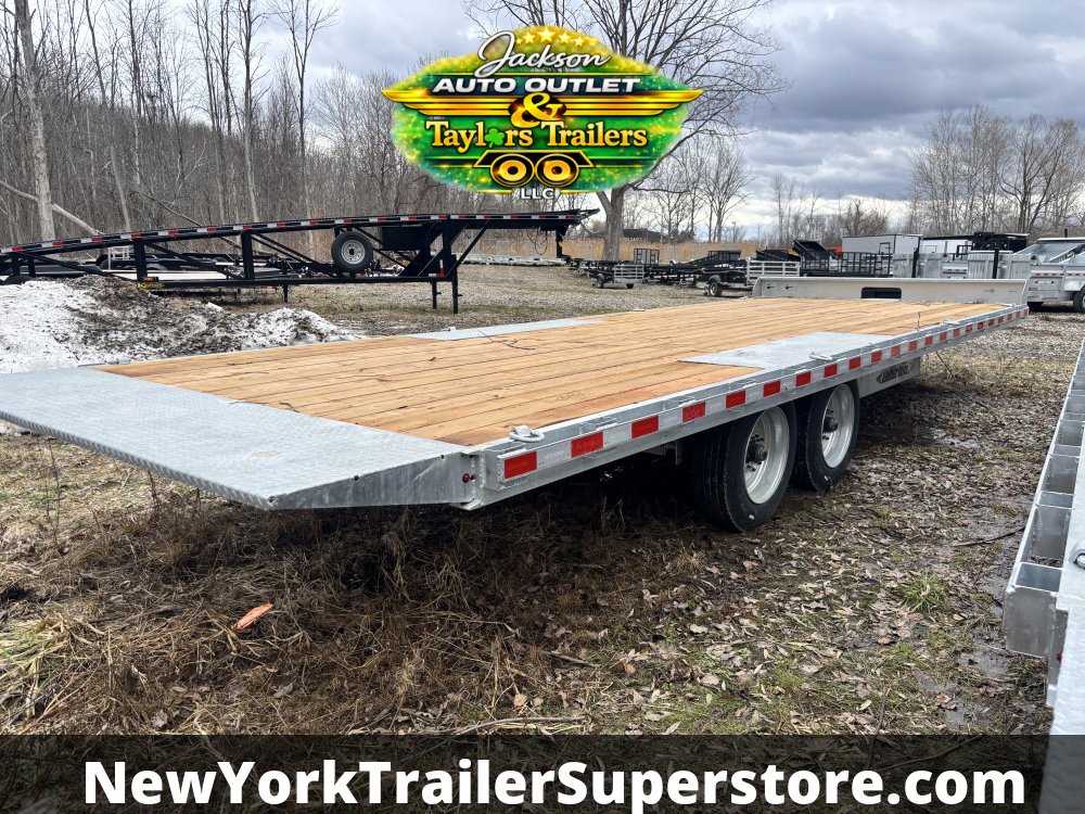 2026 Weberlane 8.5'x24' Power Tilt and Load Galvanized Trailer 17k GVW