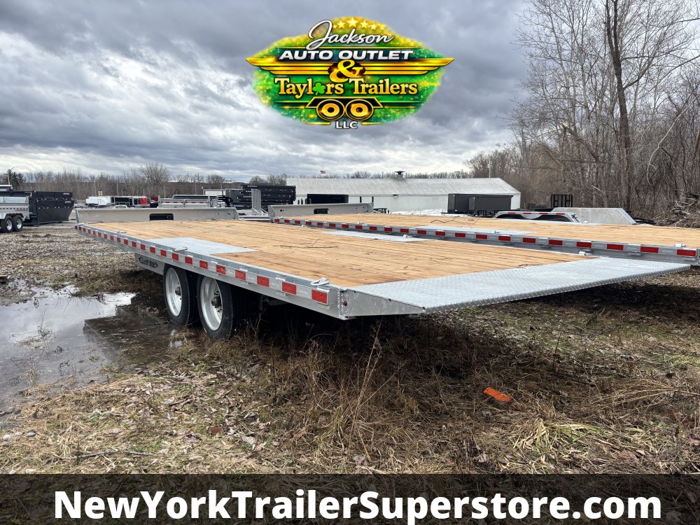 2026 Weberlane 8.5'x24' Power Tilt and Load Galvanized Trailer 17k GVW