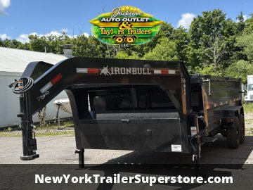2027 Iron Bull 83x16 DTG Gooseneck Dump 15k GVW w/ 36" Sides & Tarp Kit