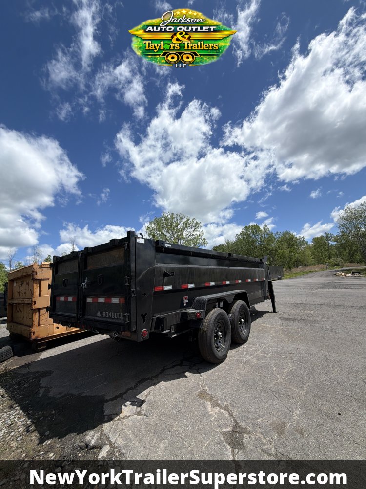 2027 Iron Bull 83x16 DTG Gooseneck Dump 15k GVW w/ 36" Sides & Tarp Kit