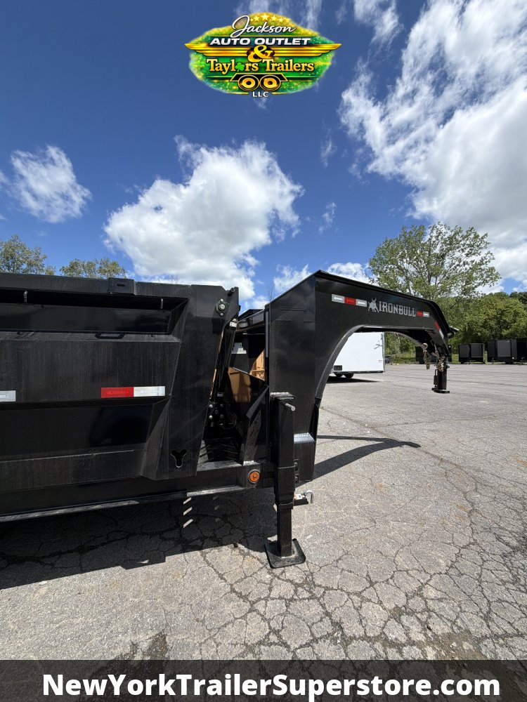 2027 Iron Bull 83x16 DTG Gooseneck Dump 15k GVW w/ 36" Sides & Tarp Kit