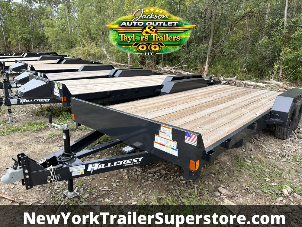 2026 Hillcrest 82x16' Flatbed Car Hauler 7,000 GVWR