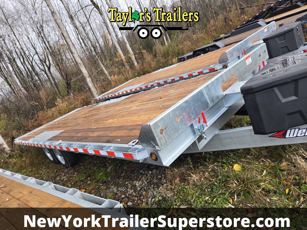 2026 Weberlane 8.5'x24' Tilt and Load Galvanized Trailer 17k GVW