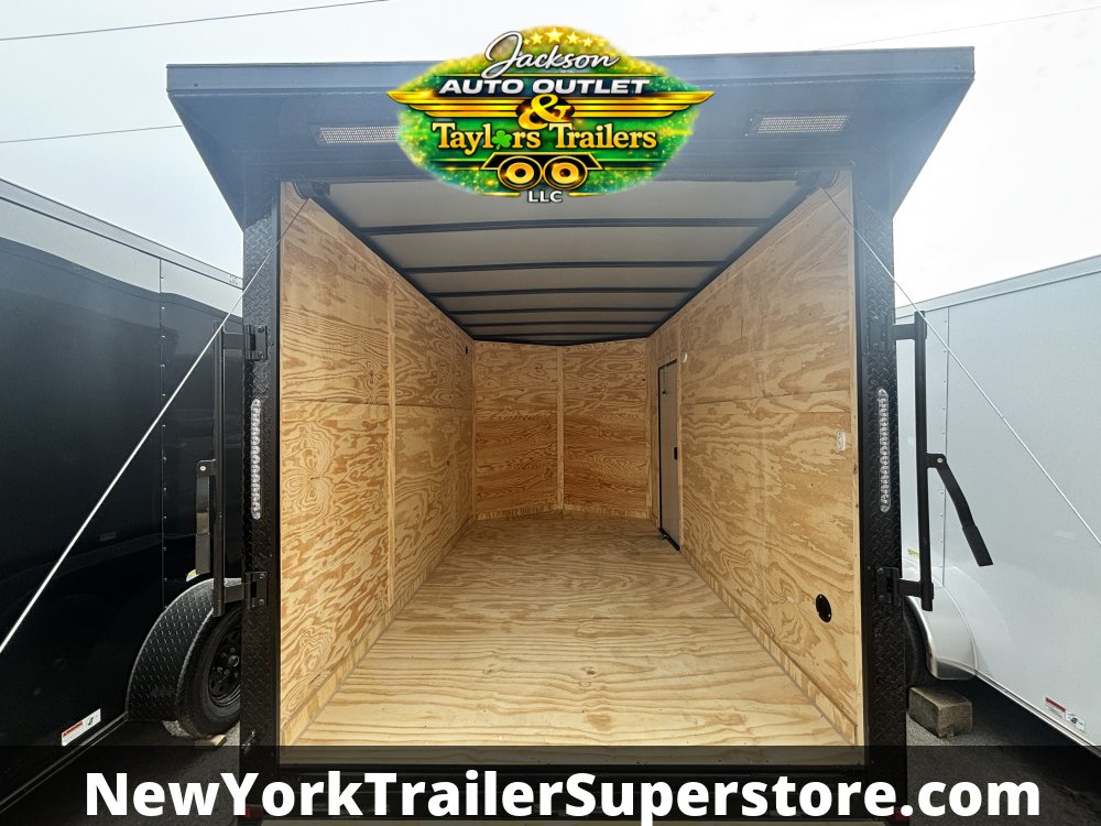 2026 Quality Cargo Trailer 7X12TA w/ 7' Ceiling, Rear Wing with Lights, and Blackout- 7k GVW