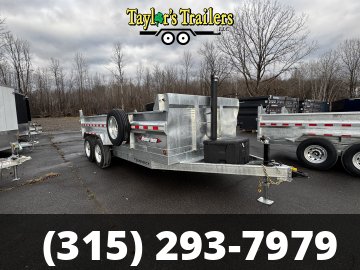 2025 Weberlane 82x16 Galvanized Dump Trailer 17.9K GVW