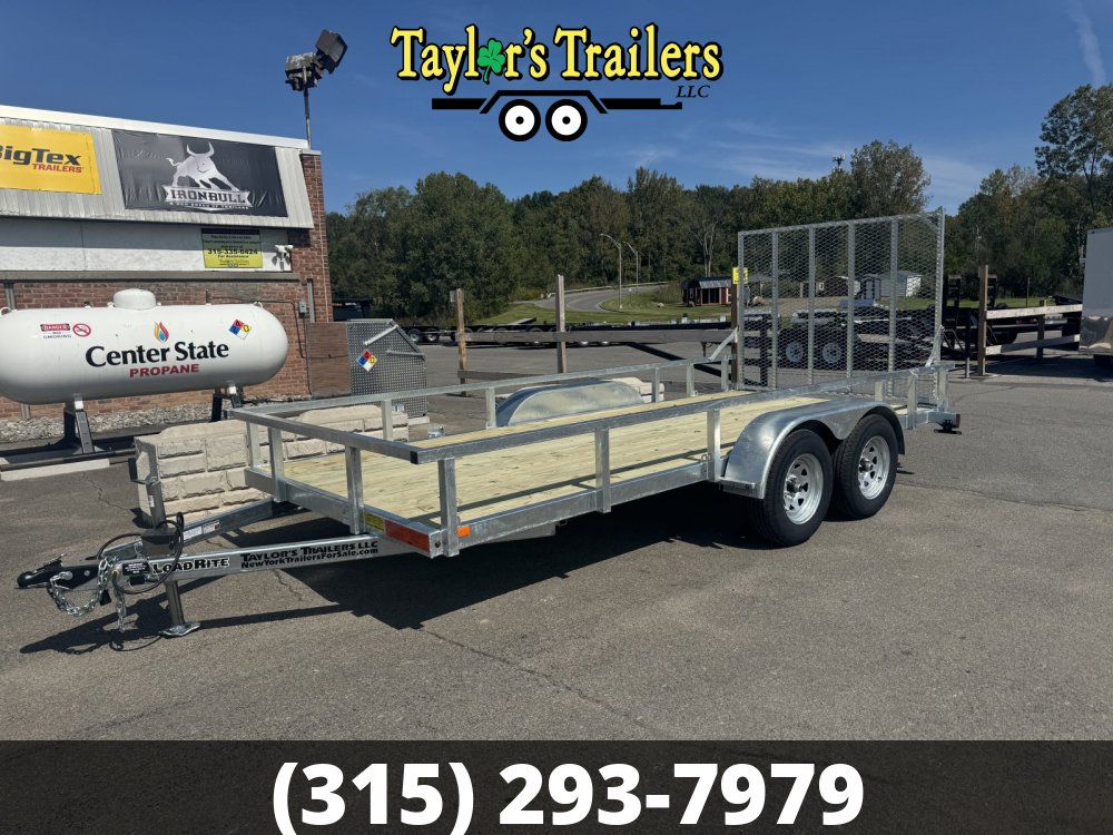 2025 Load Rite 78x14 Utility 7,000 GVWR Galvanized