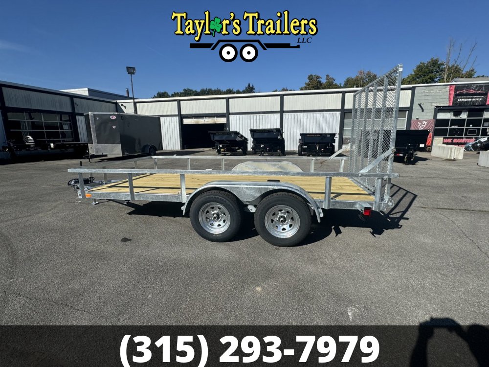 2025 Load Rite 78x14 Utility 7,000 GVWR Galvanized